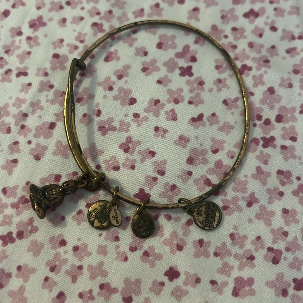 ALEX AND ANI | BUDDHA BANGLE BRACELET | RAFAELIAN GOLD - Picture 7 of 8